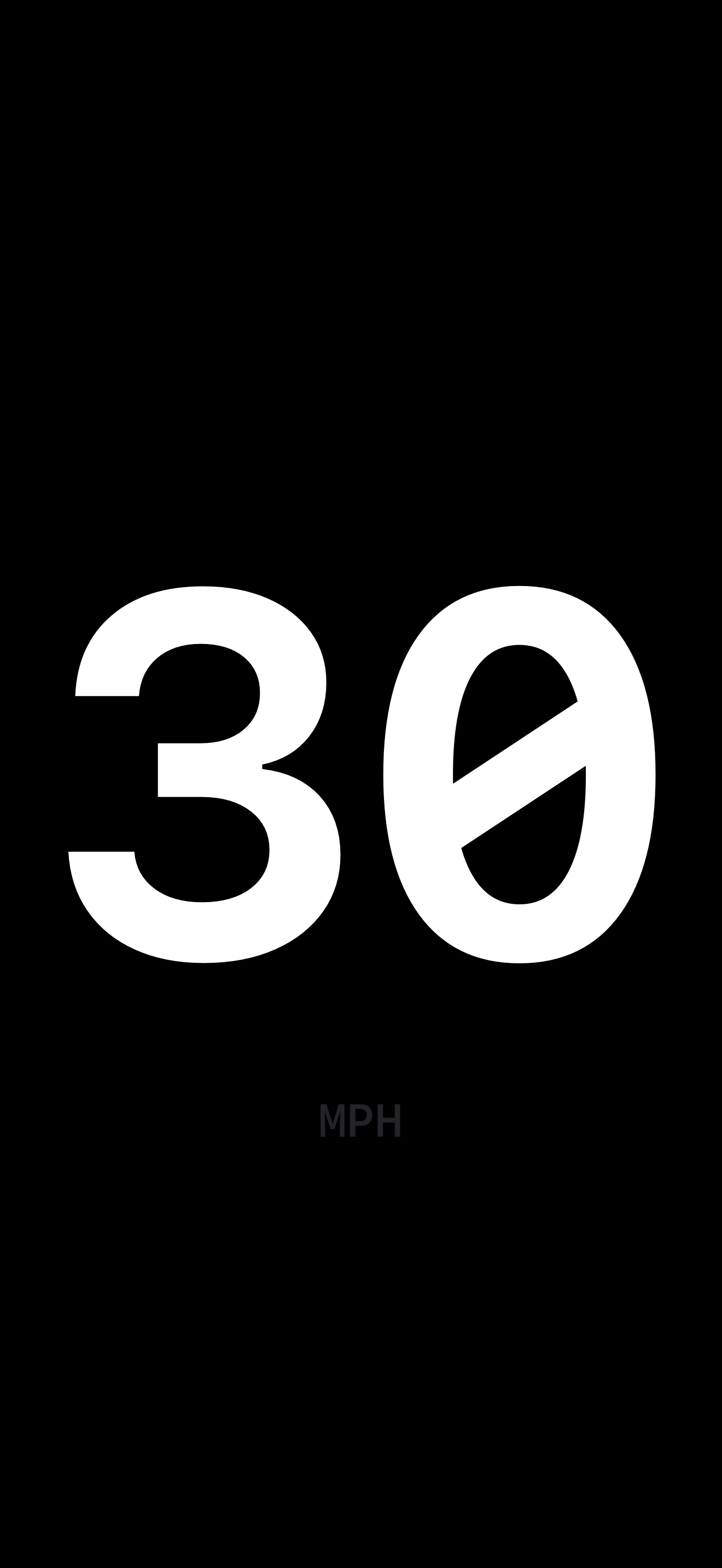 Beater Meter showing a normal speed